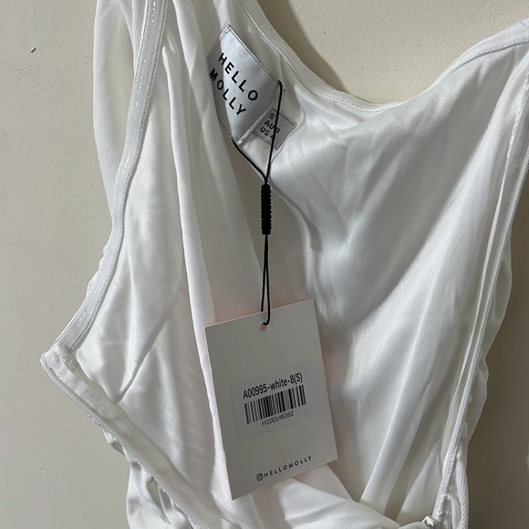 NWT Hello Molly Vlogger Dress White Size Small - Picture 7 of 13